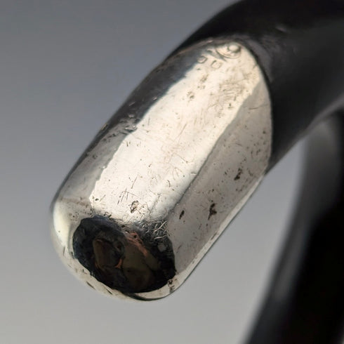 1933 年英國復古男士純銀裝飾彎柄手杖 82 厘米